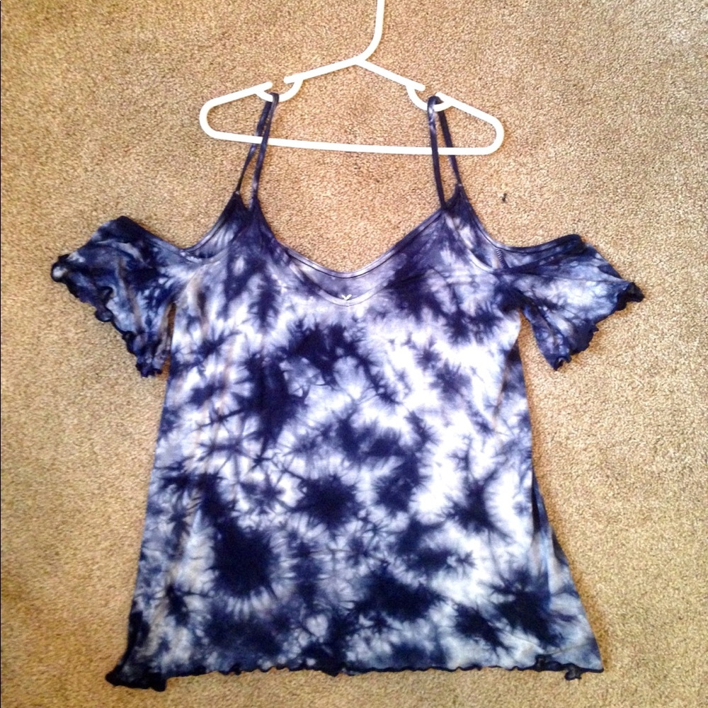American Eagle tie dye tank